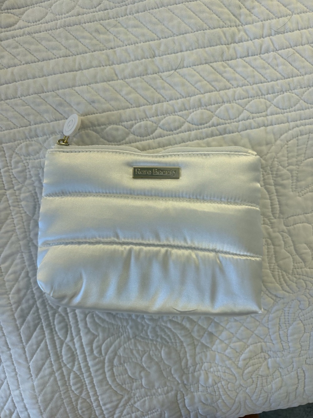 Rare Beauty Quilted Cosmetic Pouch